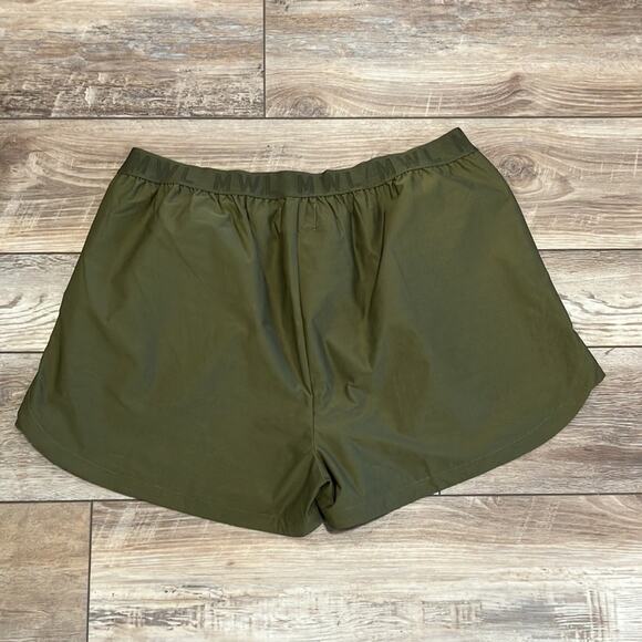 NWT Madewell MWL Allways Pull-On Olive Green Active Shorts XXL - Picture 8 of 12